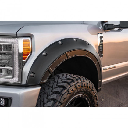 Front and rear fender flares Rough Country Defender Pocket