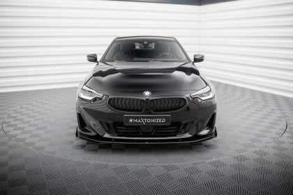 Street pro spojler pod nárazník lipa + flaps BMW 2 Coupe G42 černo červený