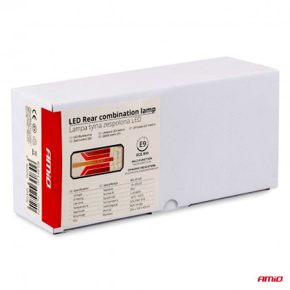 Světlo zadní sdružené LED dynamické LEVÉ PRAVE- RCL-01-LR