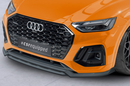 Spoiler pod přední nárazník CSR CUP pro Audi Q5 (FY/FYT) S-Line / SQ5 (FY) -  carbon look matný