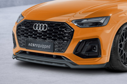 Spoiler pod přední nárazník CSR CUP pro Audi Q5 (FY/FYT) S-Line / SQ5 (FY) -  černá struktura