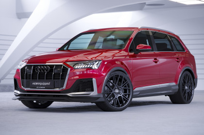 Spoiler pod přední nárazník CSR CUP pro Audi Q7 (4M) S-Line / SQ7 (4M) - černá struktura