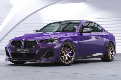 Spoiler pod přední nárazník CSR CUP pro BMW 2 G42 M-Paket/M240i - carbon look lesklý