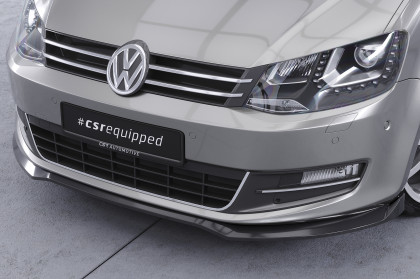 Spoiler pod přední nárazník CSR CUP pro VW Sharan 2 (7N) - černá struktura