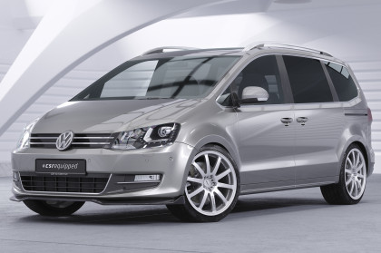 Spoiler pod přední nárazník CSR CUP pro VW Sharan 2 (7N) - černá struktura