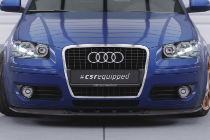 Spoiler pod přední nárazník CSR CUP pro Audi A3 (8P/8PA) - černý matný