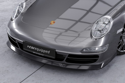 Spoiler pod přední nárazník CSR CUP - Porsche 911 997 04-08 carbon look matný