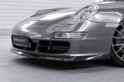 Spoiler pod přední nárazník CSR CUP - Porsche 911 997 04-08 carbon look matný