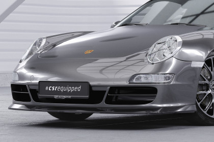 Spoiler pod přední nárazník CSR CUP - Porsche 911 997 04-08 carbon look matný