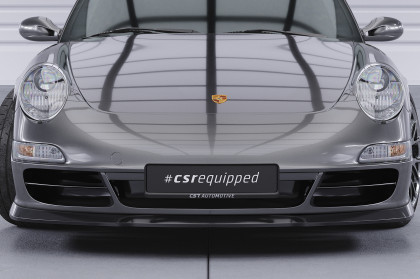 Spoiler pod přední nárazník CSR CUP - Porsche 911 997 04-08 carbon look matný