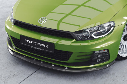 Spoiler pod přední nárazník CSR CUP pro VW Scirocco III R-Line - carbon look lesklý