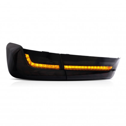 Zadní světla LED s dynamickým blinkrem BMW 3 G20 / G80 18- M4 GTS look červená
