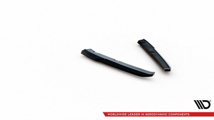 Splittery zadní boční Porsche 911 992 GT3 černý lesklý plast