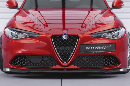 Spoiler pod přední nárazník CSR CUP pro Alfa Romeo Giulia (Typ 952) - černá struktura