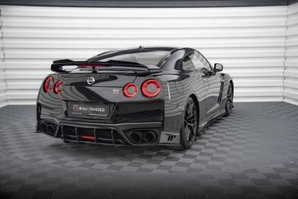 Spoiler zadního nárazníku Street pro Nissan GTR R35 Facelift černý