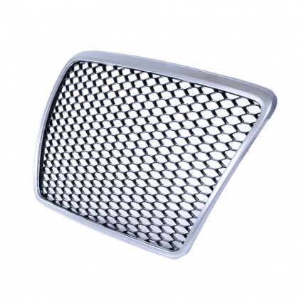 Sportovní maska AUDI A6 C6 (4F) RS-TYPE 08-11 silver / černá lesklá