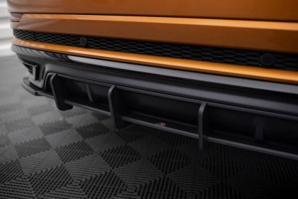 Spoiler zadního nárazníku Street pro Audi Q8 S-Line Mk1 červený