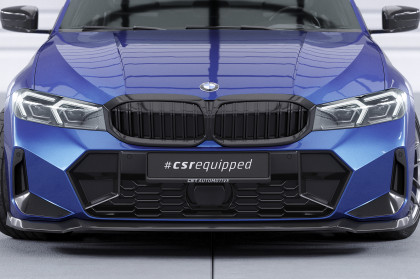 Spoiler pod přední nárazník CSR CUP pro BMW 3 G20 / G21 LCI 2022- M-paket - černá struktura