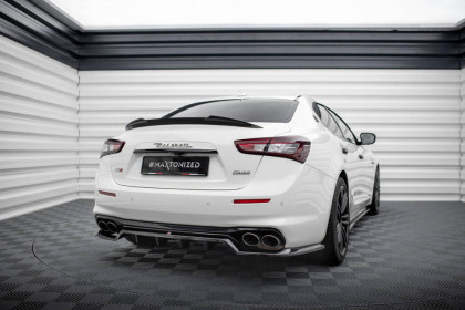 Spoiler zadního nárazniku Maserati Ghibli Mk3 Facelift černý lesklý plast