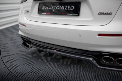 Spoiler zadního nárazniku Maserati Ghibli Mk3 Facelift černý lesklý plast