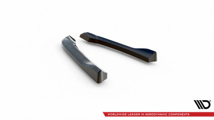 Splittery zadní boční Audi S5 / A5 S-Line Coupe / Cabriolet 8T černý lesklý plast