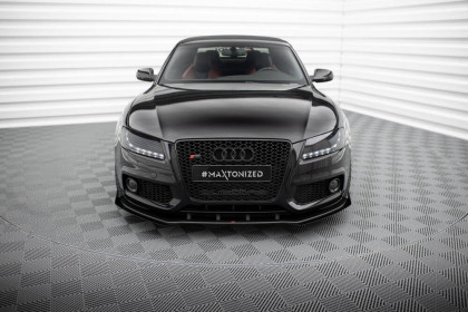Street pro spojler pod nárazník lipa + flaps Audi S5 / A5 S-Line 8T černý