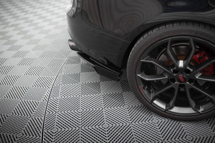 Splittery zadní boční Street Pro + flaps Audi S5 / A5 S-Line Coupe / Cabriolet 8T černo červené