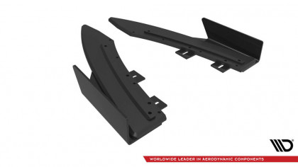 Splittery zadní boční Street Pro + flaps Audi S5 / A5 S-Line Coupe / Cabriolet 8T černo červené
