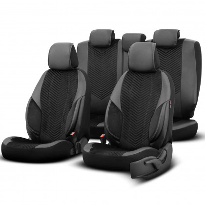 Sada autopotahů OTOM ADVANCED 204 BLACK BABYFACE 3-ZIP