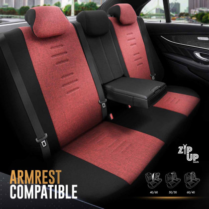 Sada autopotahů OTOM THRONE 103 RED 3-ZIP