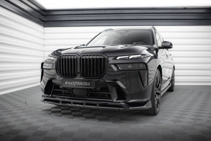 Spojler pod nárazník lipa BMW X7 M-Pack G07 Facelift černý lesklý plast