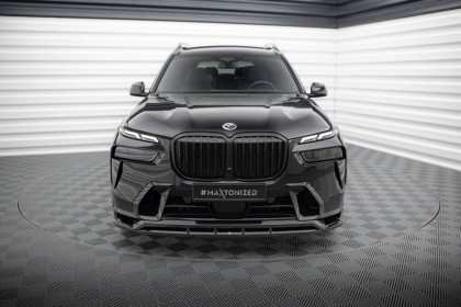 Spojler pod nárazník lipa BMW X7 M-Pack G07 Facelift černý lesklý plast