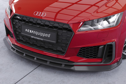 Spoiler pod přední nárazník CSR CUP pro Audi TT FV/8S S-Line / TTS FV/8S - černá struktura