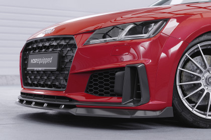 Spoiler pod přední nárazník CSR CUP pro Audi TT FV/8S S-Line / TTS FV/8S - černá struktura