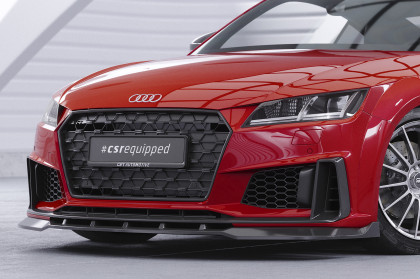 Spoiler pod přední nárazník CSR CUP pro Audi TT FV/8S S-Line / TTS FV/8S - černá struktura