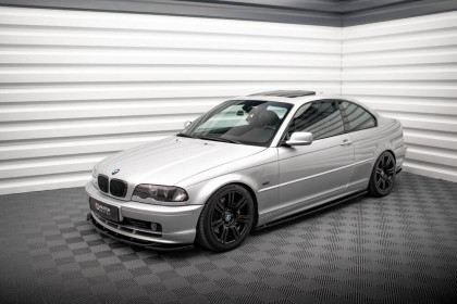 Prahové lišty BMW 3 Coupe E46 černý lesklý plast