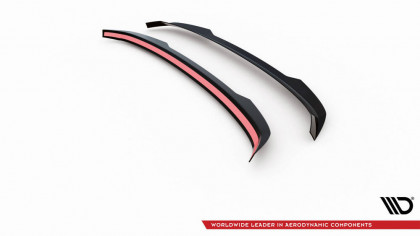 Prodloužení spoileru V.2 BMW 1 E81 Facelift černý lesklý plast