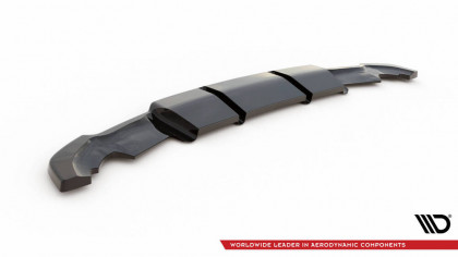 Spoiler zadního nárazniku Renault Clio RS Mk4 černý lesklý plast