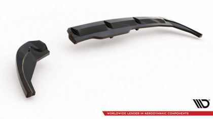 Spoiler zadního nárazniku Fiat 500X Sport Mk1 Facelift černý lesklý plast
