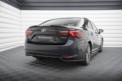 Spoiler zadního nárazniku Toyota Avensis Sedan Mk3 Facelift černý lesklý plast