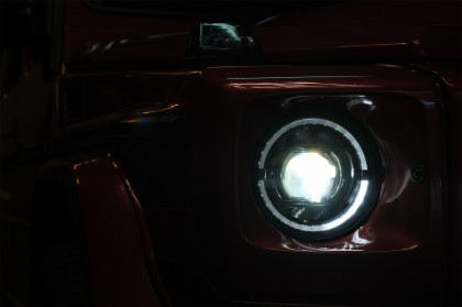 Přední světla FULL LED Mercedes G-Class W463 (2005-2017) Bi-Xenon černá 