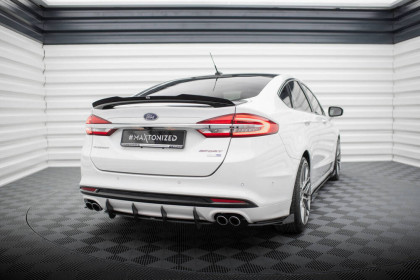 Spoiler zadního nárazníku Street pro Ford Mondeo Sport Mk5 Facelift / Fusion Sport Mk2 Facelift červený
