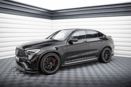 Prahové lišty Mercedes-AMG GLC 63 SUV / Coupe X253 / C253 černý lesklý plast