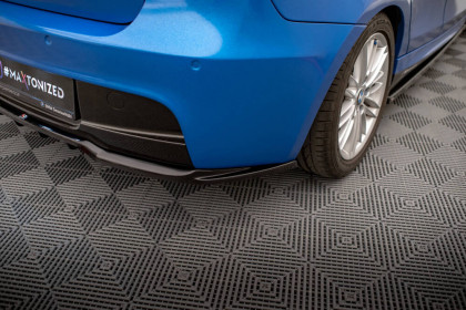 Spoiler zadního nárazniku BMW 1 M-Pack E87 Facelift černý lesklý plast