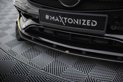 Street pro spojler pod nárazník lipa + flaps Mercedes-AMG CLA 45 Aero C117 Facelift černý