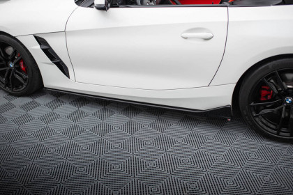 Prahové lišty BMW Z4 M40i / M-Pack G29 Facelift černý lesklý plast