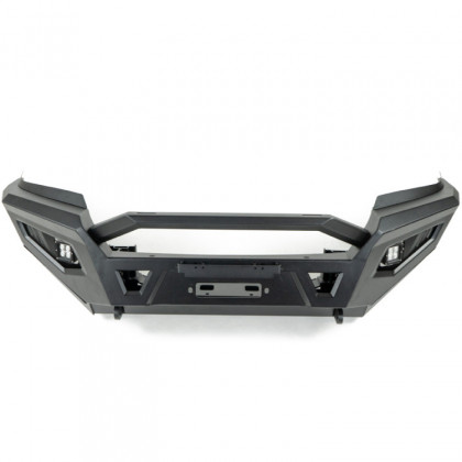 Front steel bumper with bull bar and winch plate OFD