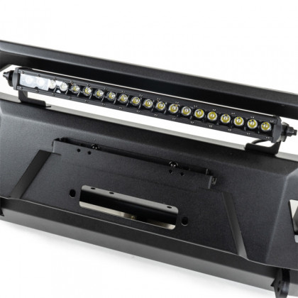 Front steel bumper with bull bar and winch plate OFD