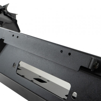 Front steel bumper with bull bar and winch plate OFD