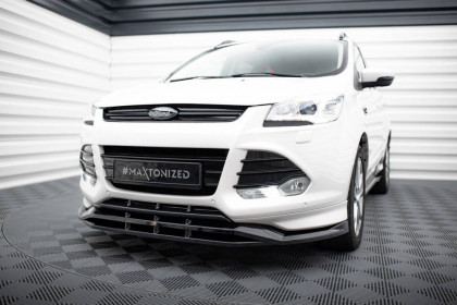 Spojler pod nárazník lipa Ford Kuga ST-Line Mk2 černý lesklý plast